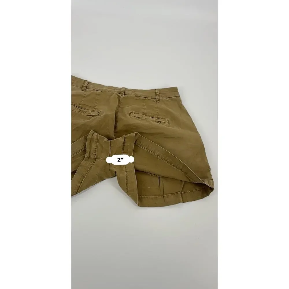 Anthropologie Olive Shorts (B51#13) - Picture 2 of 12